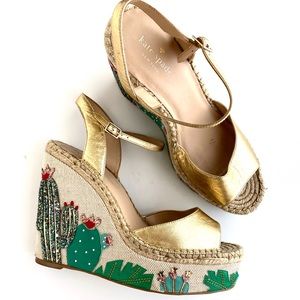 Rare Kate Spade cactus heels